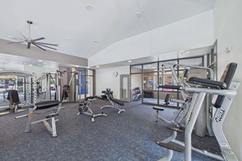 Expansive 24-hour fitness center
